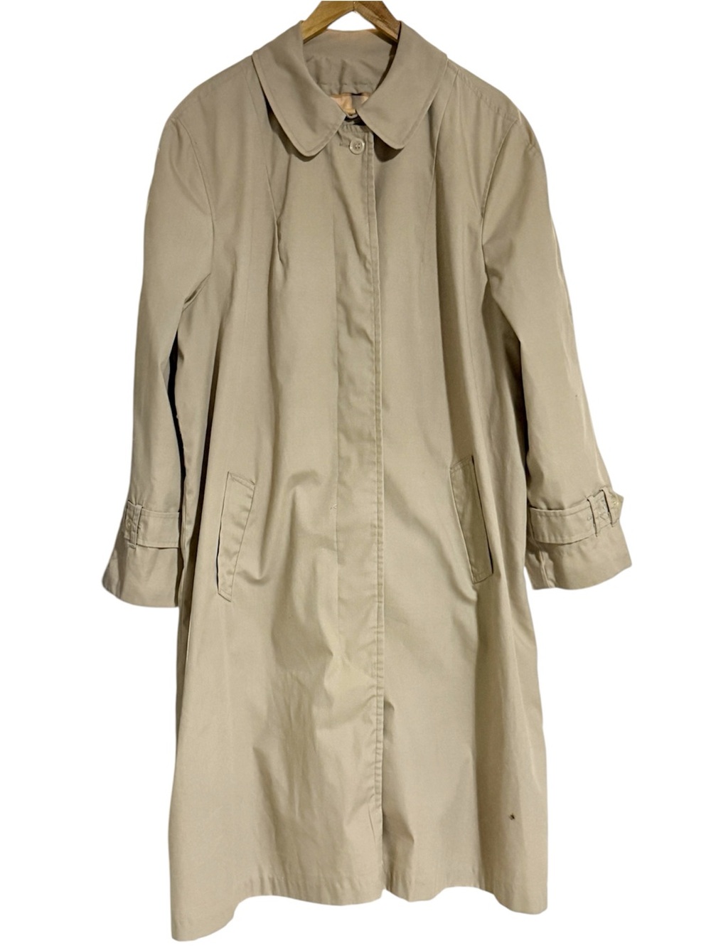 Wash & Wear classic beige trench/raincoat Unisex - no size tags | b